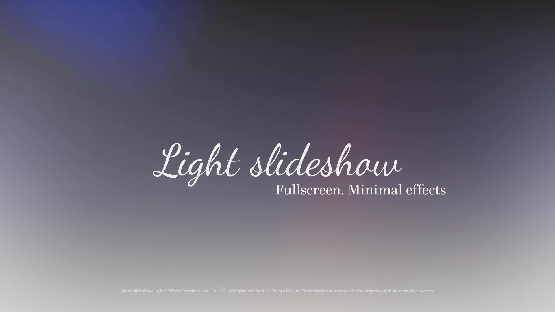 Light Slideshow Fullscreen Slideshow Videohive 31348272 After Effects Image 12