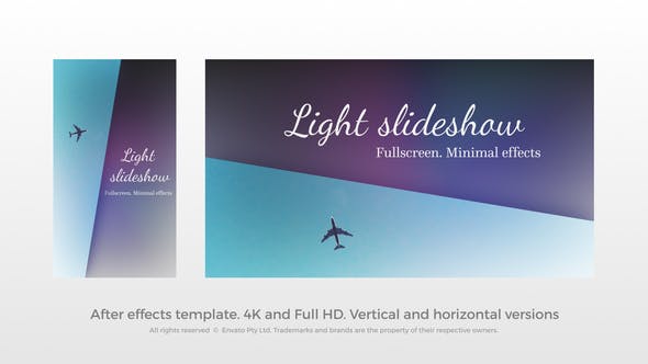 Light Slideshow Fullscreen Slideshow - Videohive 31348272 Download