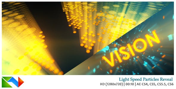 Light Speed Particles Reveal - Videohive 4571075 Download