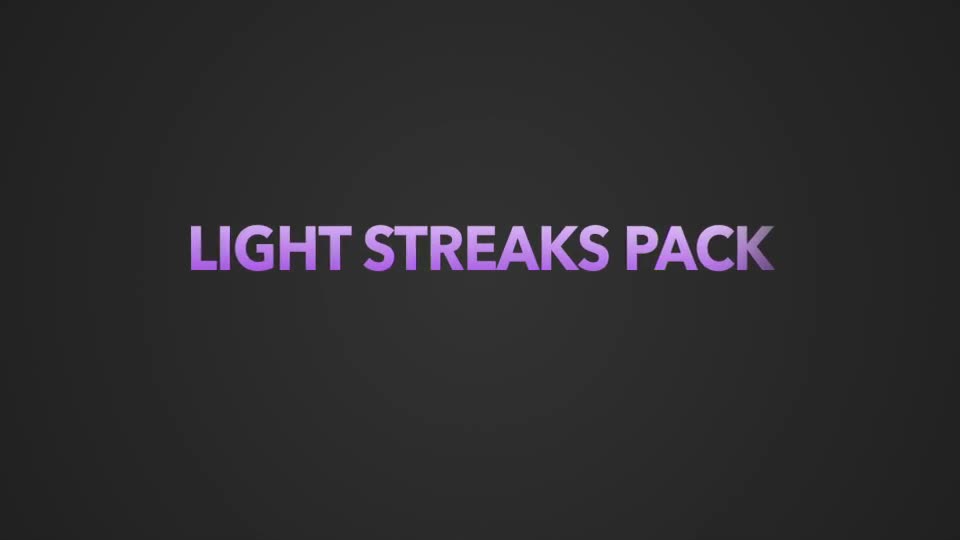 Light Streaks Pack Videohive 12113226 After Effects Image 1