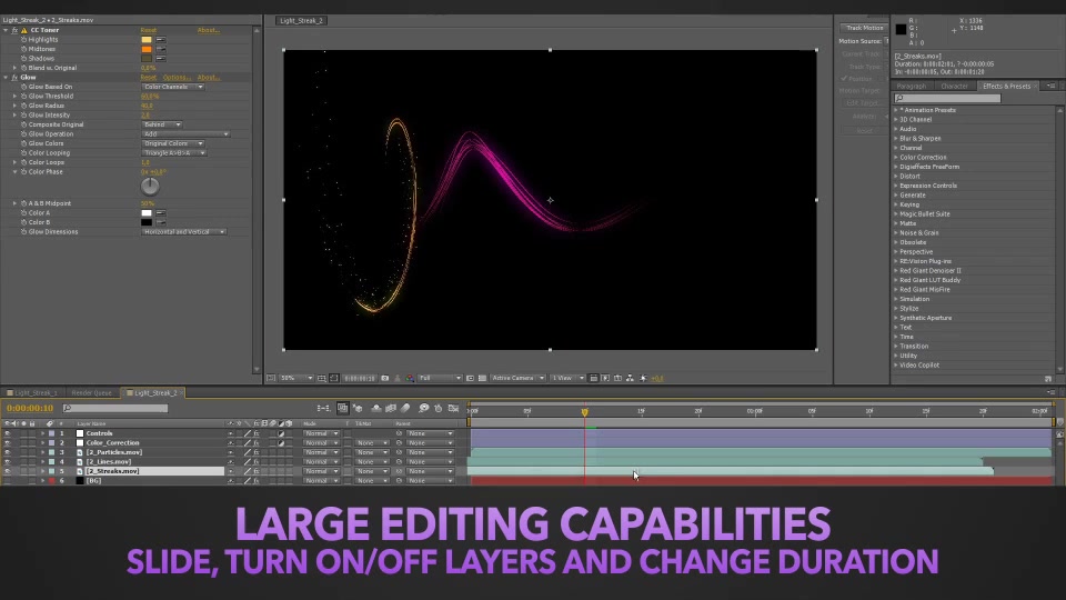 Light Streaks Pack Videohive 12113226 After Effects Image 3