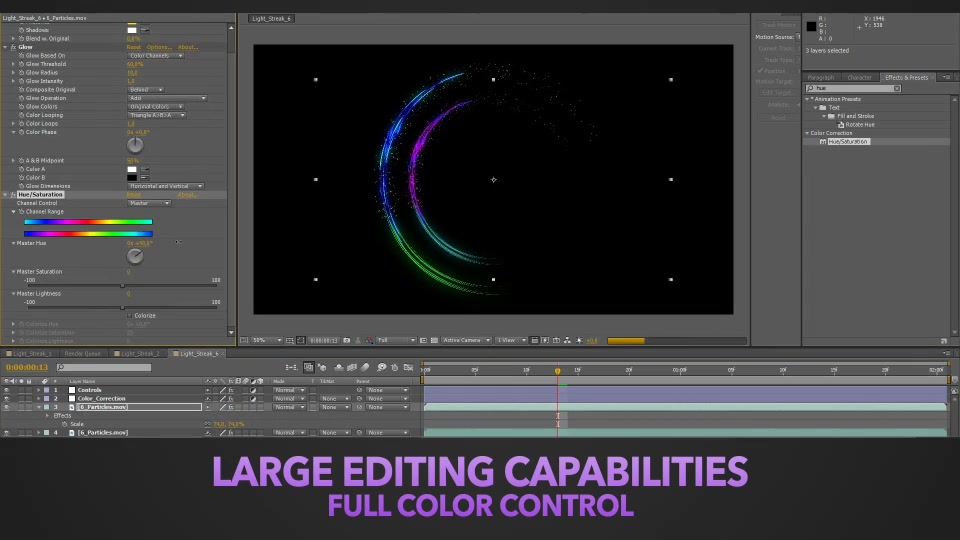 light streaks after effects download