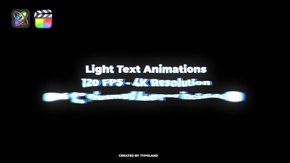 Light Text Animations - 33058761 Videohive Download