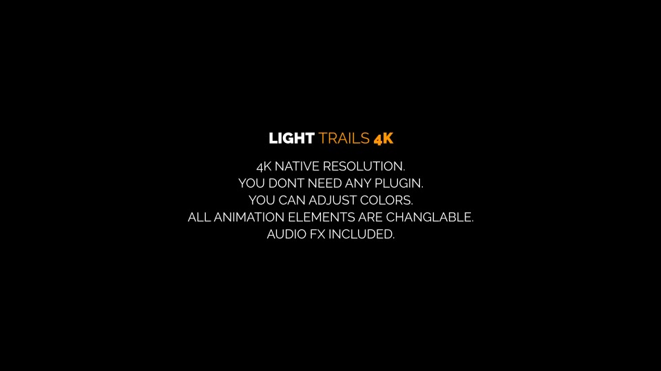 Light Trails 4K - Download Videohive 17014693