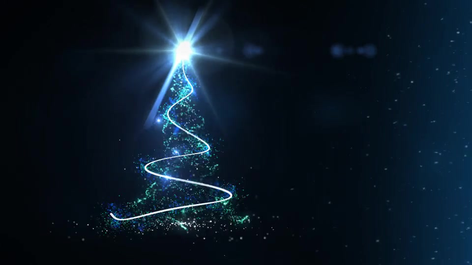 Light Tree Christmas Greetings - Download Videohive 9625229