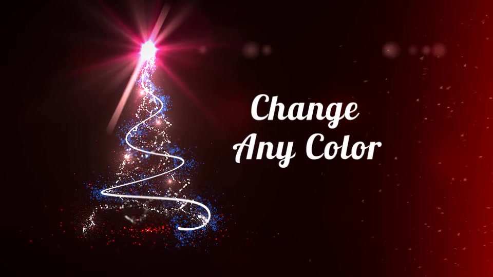 Light Tree Christmas Greetings | Premiere Pro - Download Videohive 22872863