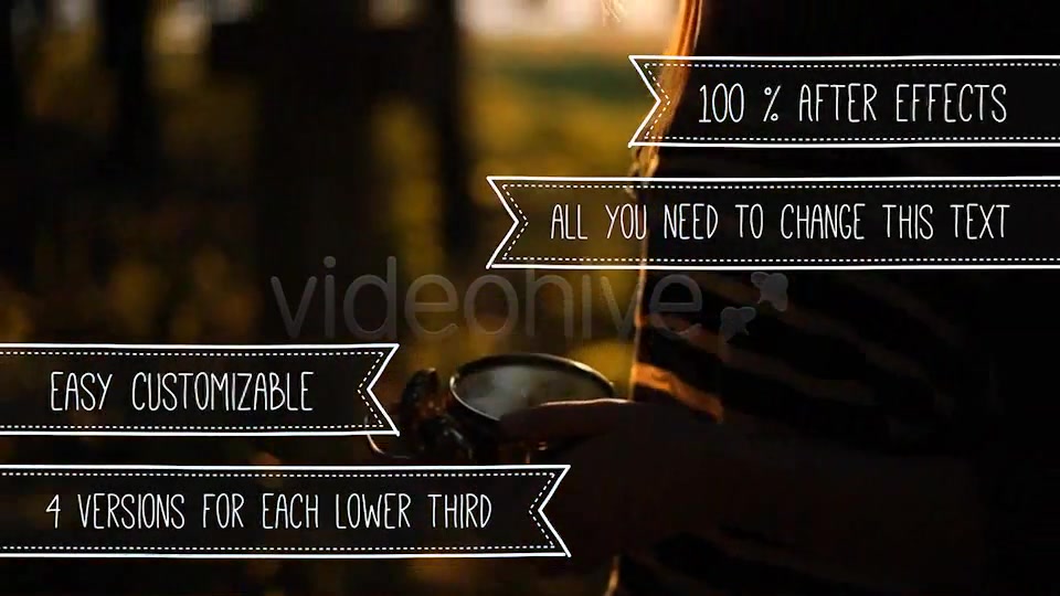 Light Vintage // Lower Thirds Pack Videohive 4288189 After Effects Image 4