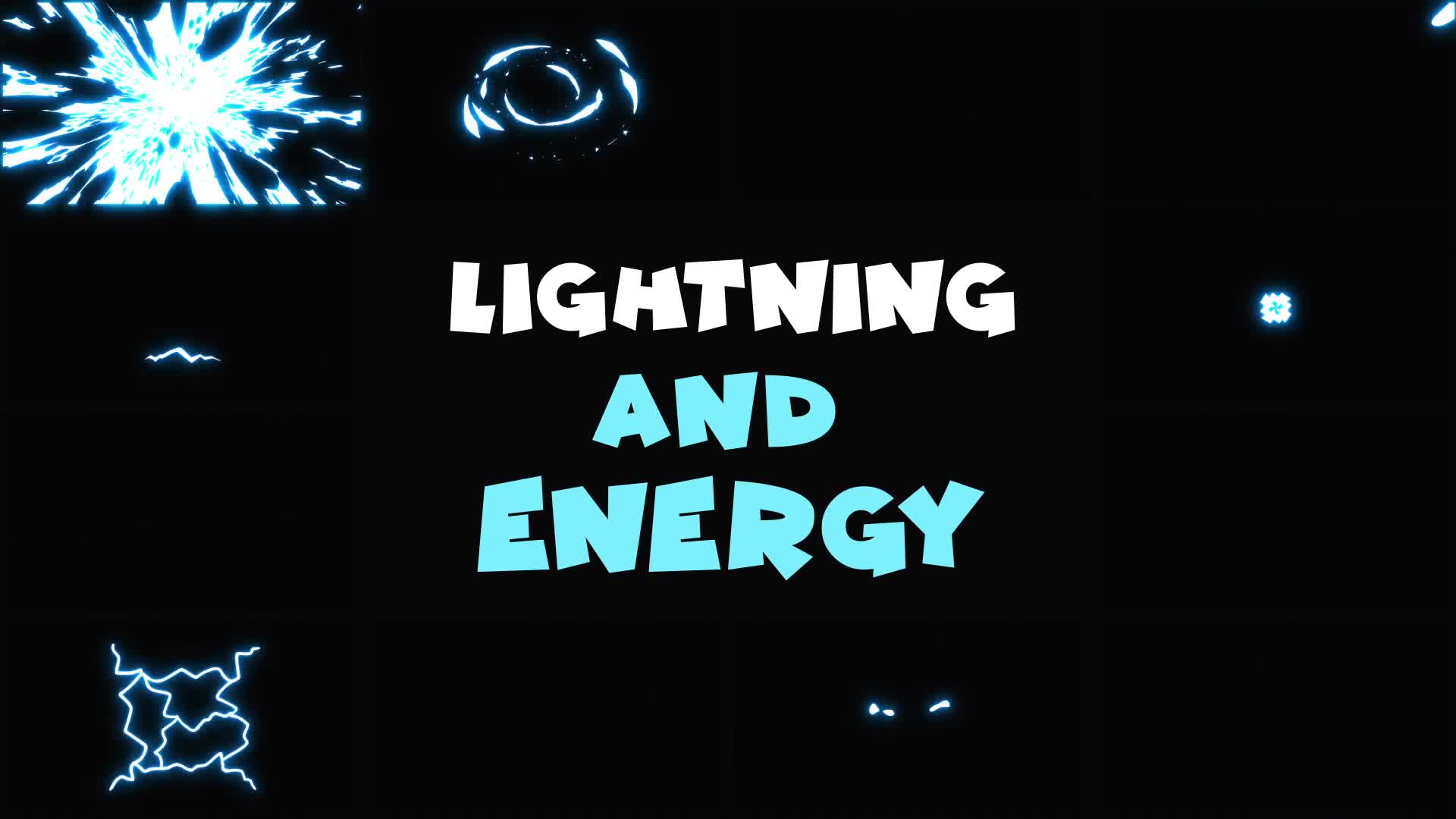 Lightning and Energy Elements | Premiere Pro MOGRT Videohive 33225163 Premiere Pro Image 1