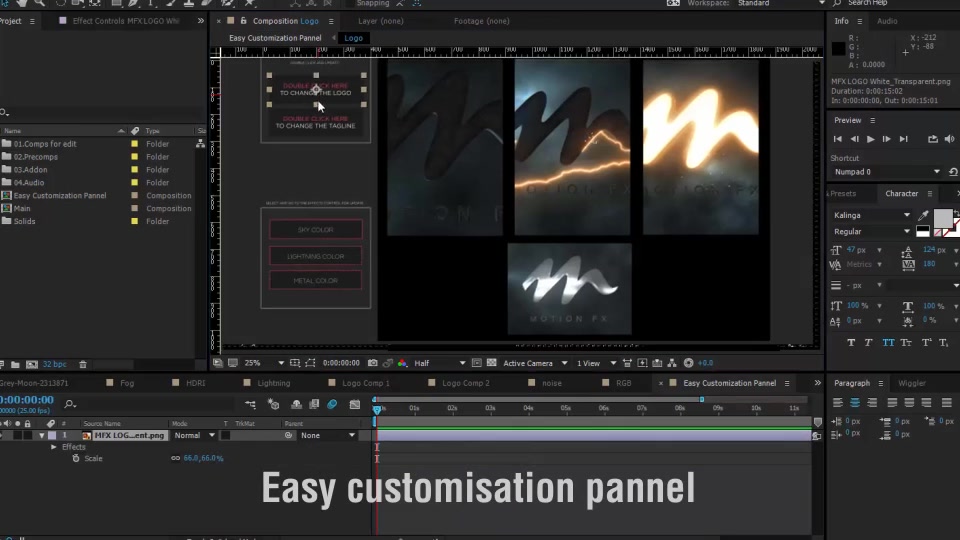 Lightning Logo Reveal Videohive 21374821 After Effects Image 5
