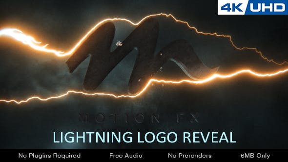 Lightning Logo Reveal - 21374821 Videohive Download