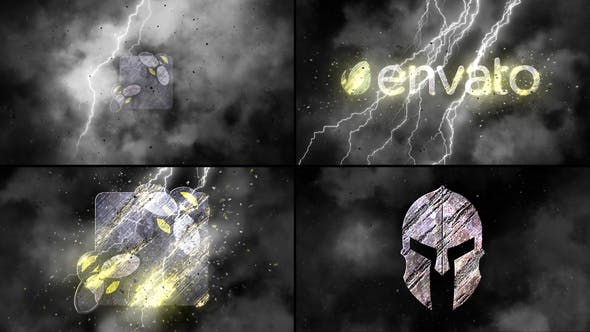 Lightning Storm & Damage Logo - Download Videohive 24342209