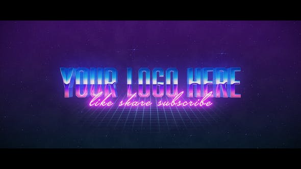 Like Share Subscribe 80s Generator - Download Videohive 32417286