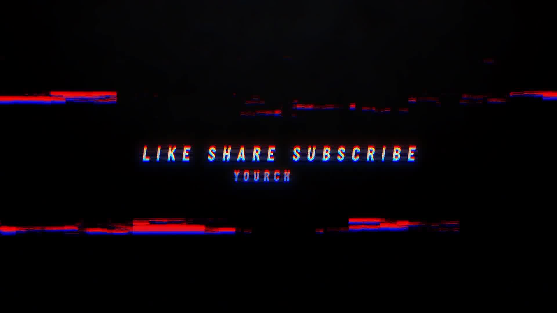 Like Share Subscribe Glitch Intro Opener Videohive 32774087 After Effects Image 11