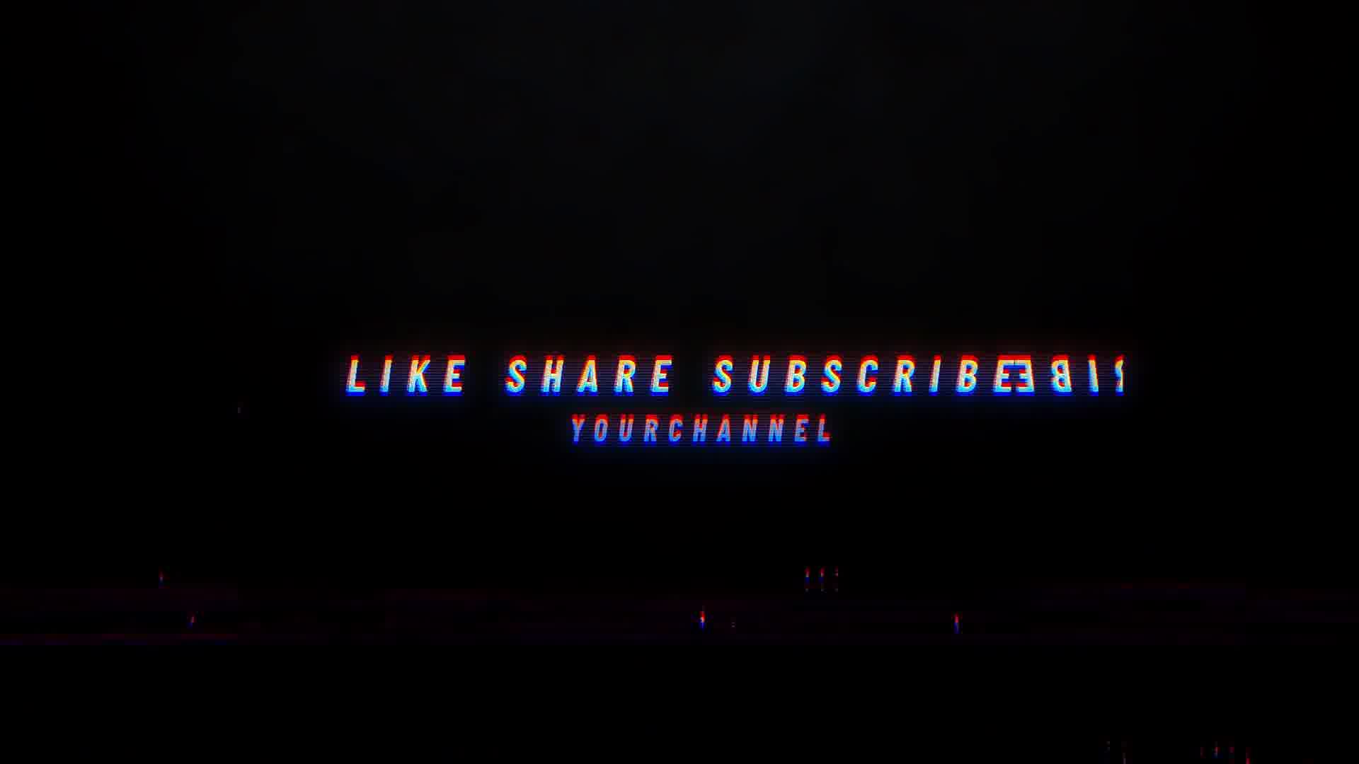 Like Share Subscribe Glitch Intro Opener Videohive 32774087 After Effects Image 12
