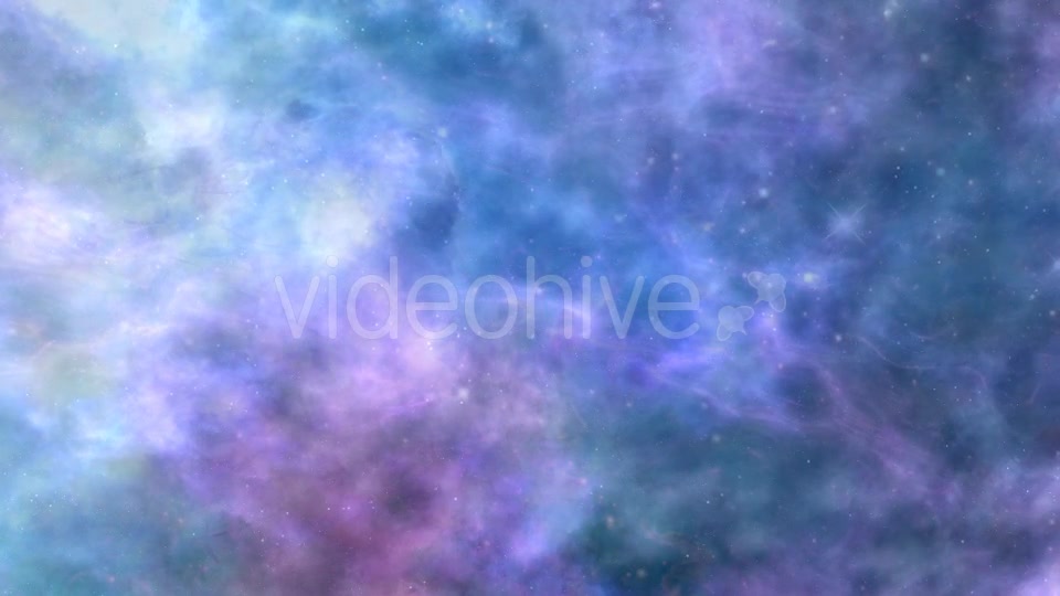 Lilac Blue Space Nebula - Download Videohive 19276603