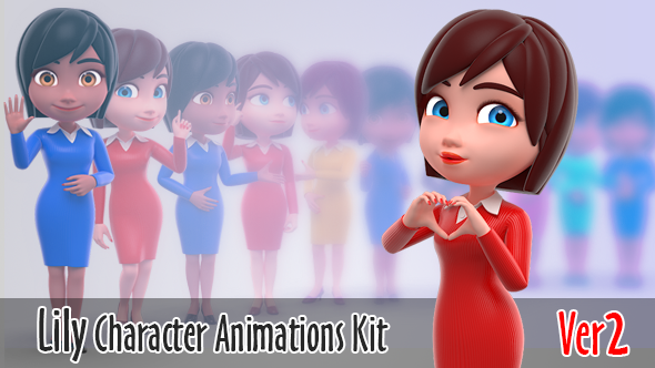 Lily Character Animation Kit - Download Videohive 19250024