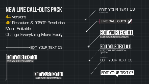 Line Call Outs Pack - Download Videohive 16793780