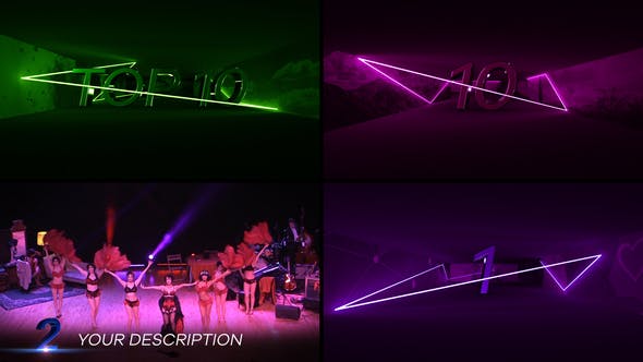 Line Light Top 10 - Videohive 23688642 Download