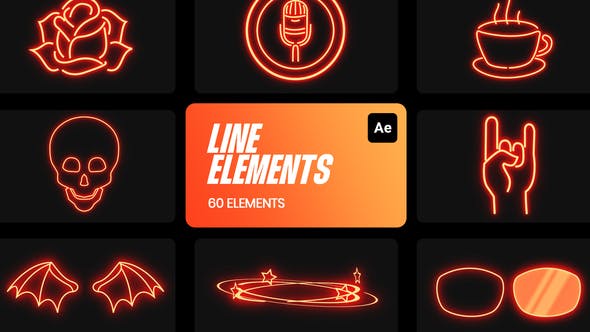 Line Visual Effects and Motion Shapes - Download Videohive 36165576