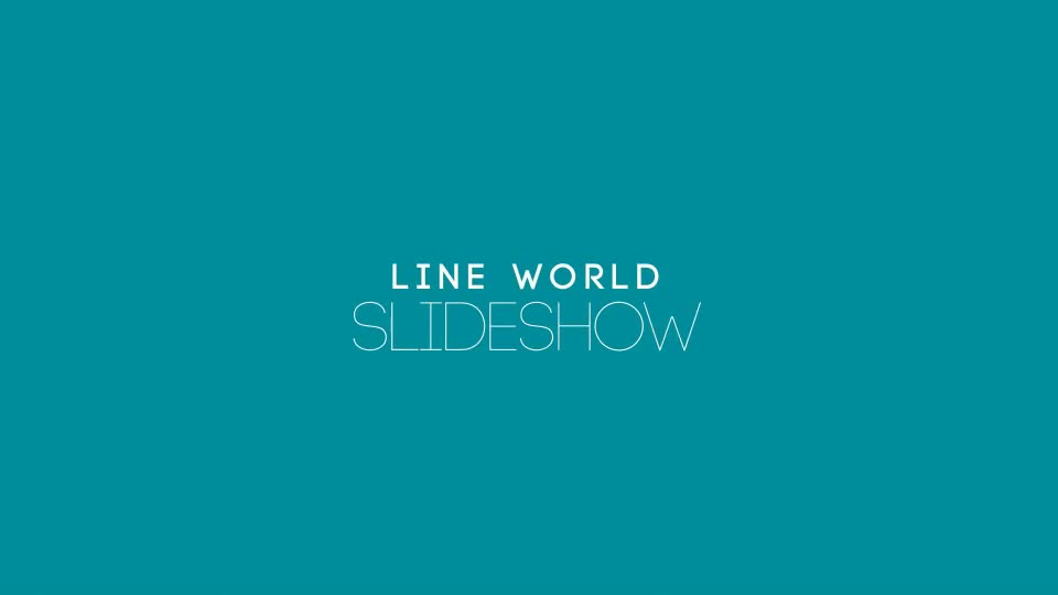 Line World Slideshow - Download Videohive 16363336