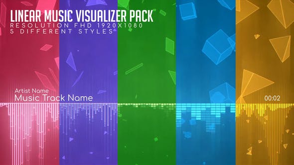 Linear Music Visualizer Pack - Videohive 26505265 Download