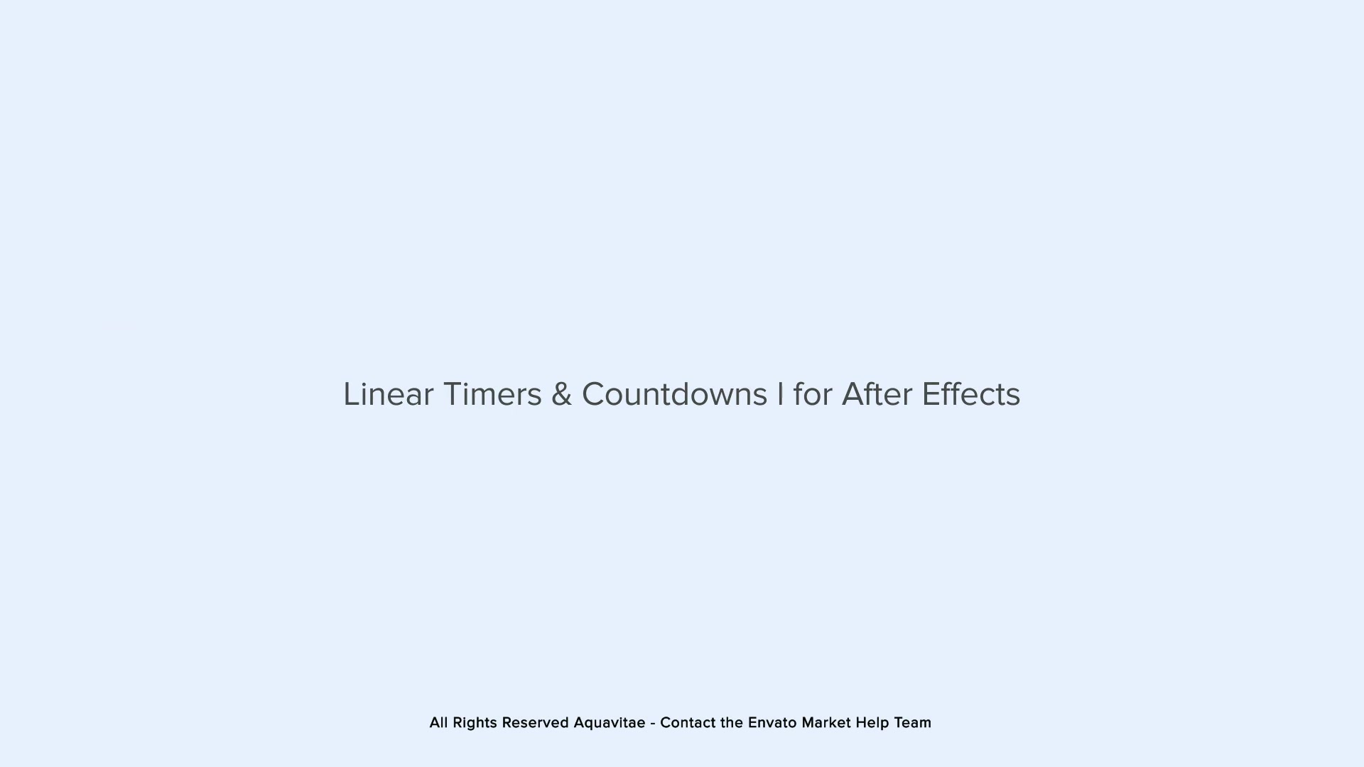 Linear Timers & Countdowns Videohive 37187756 After Effects Image 10
