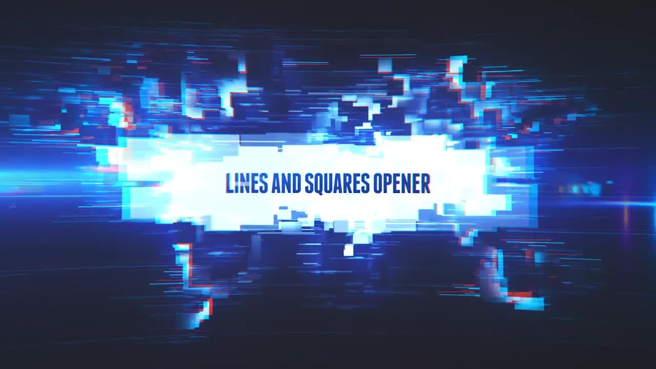 Lines and Squares Opener Videohive 19708750 After Effects Image 1