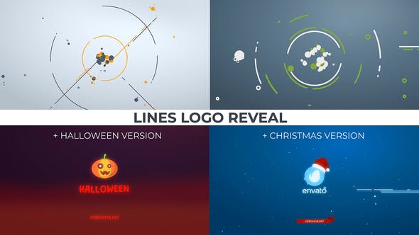Lines Logo Reveal. +Christmas/Halloween ver. - Videohive 20982099 Download
