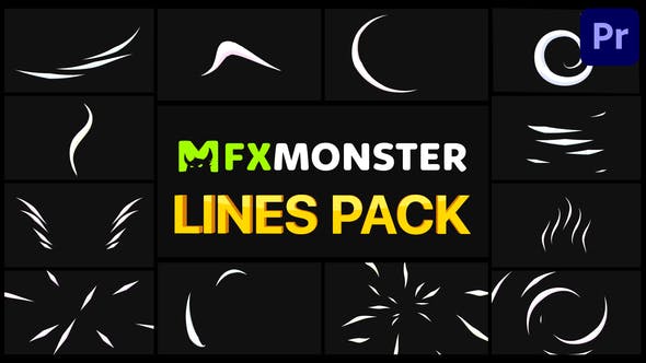 Lines Pack | Premiere Pro MOGRT - Download Videohive 32385856