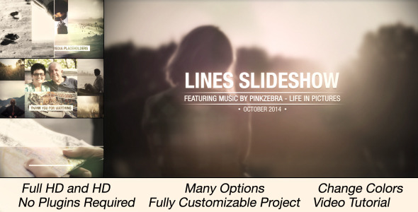 Lines Slideshow - Download Videohive 9105803