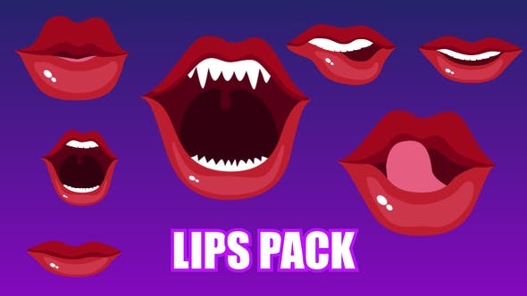 Lips Animation - 22784594 Download Videohive