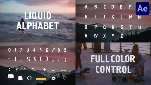 Liquid Alphabet | After Effects - Download 32271418 Videohive