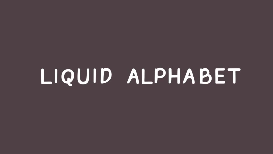 Liquid Alphabet Videohive 10201524 After Effects Image 2
