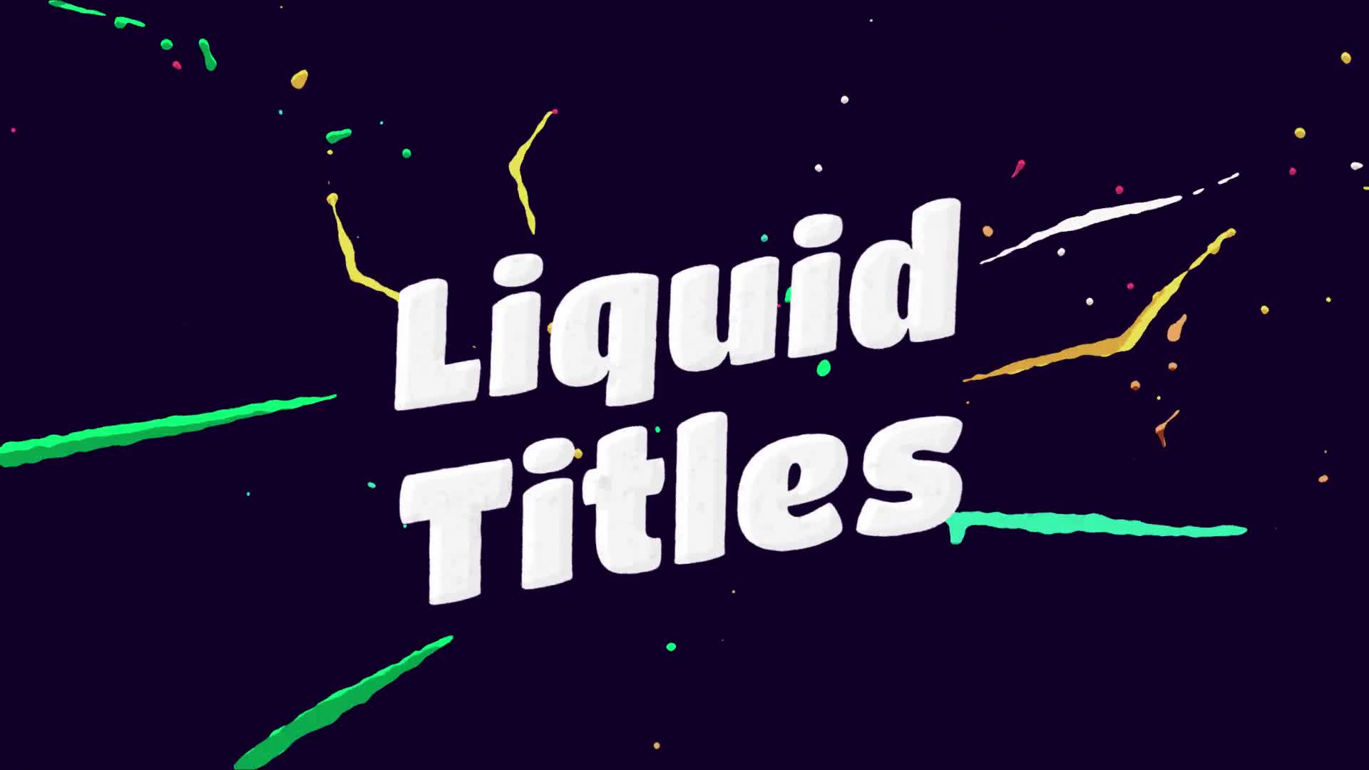 Liquid Animation Titles - Download Videohive 12726610