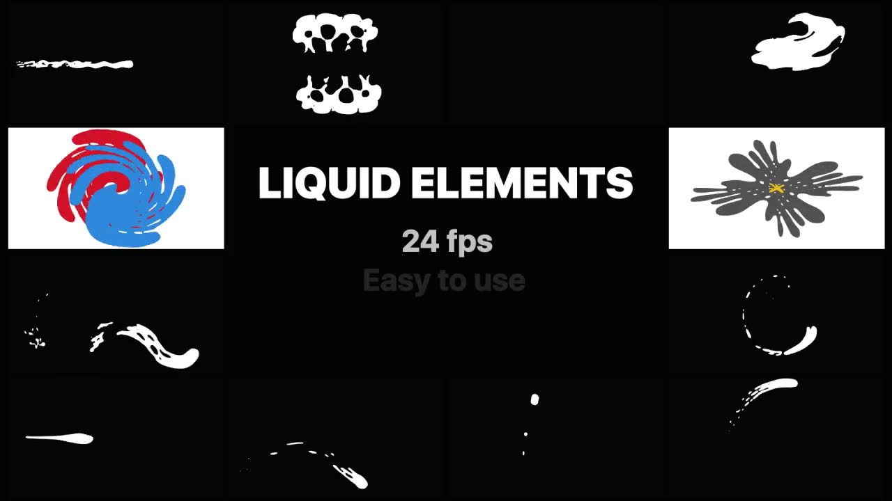 Liquid Elements And Transitions - Download Videohive 22817309