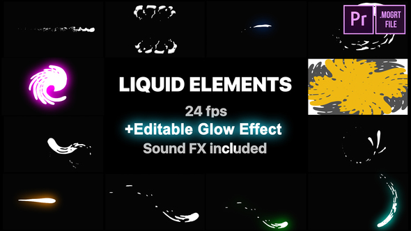 Liquid Elements And Transitions - Download Videohive 22817309