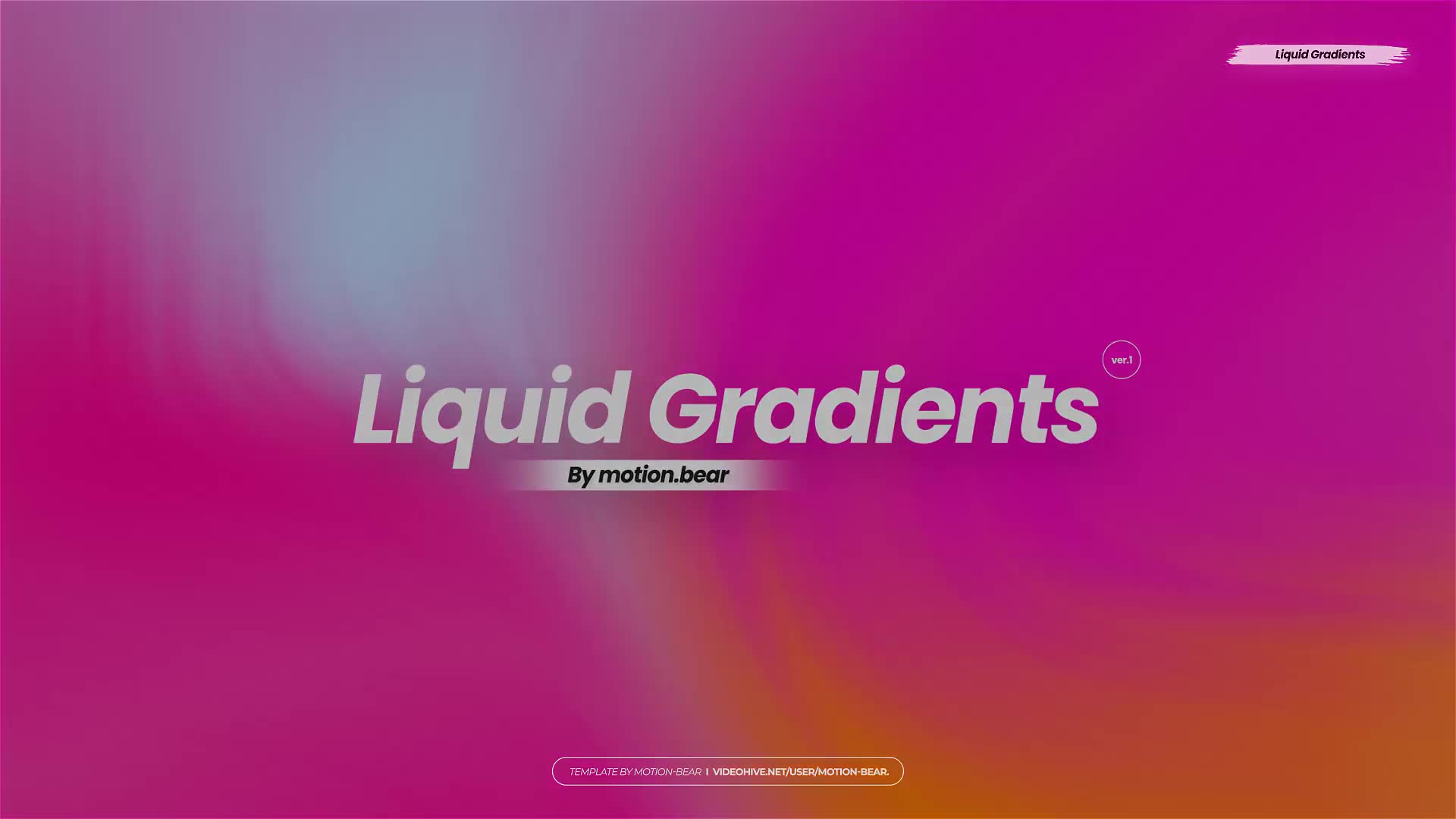 Liquid Gradients Opener Videohive 23682935 After Effects Image 11
