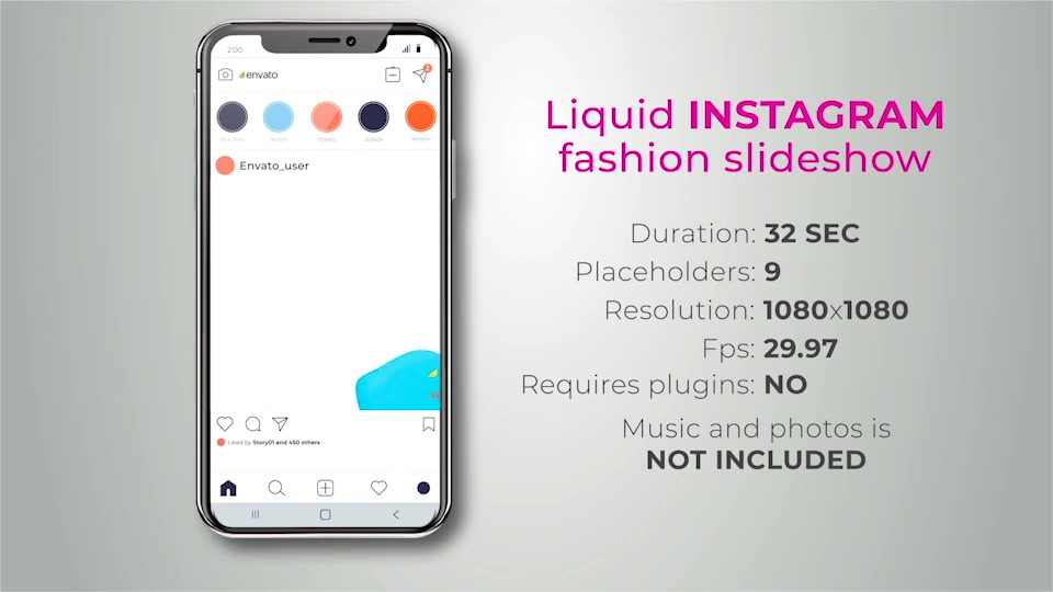 Liquid Instagram fashion slideshow Videohive 27555443 After Effects Image 9