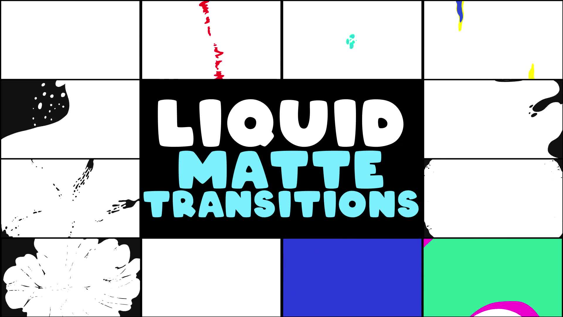 Liquid Matte Transitions | After Effects Videohive 39695433 After Effects Image 1