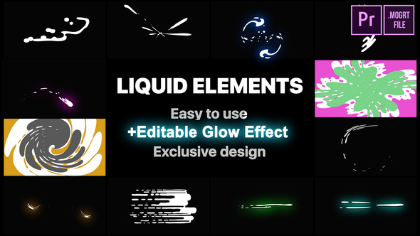 Liquid Motion Elements And Transitions - Download Videohive 22831121
