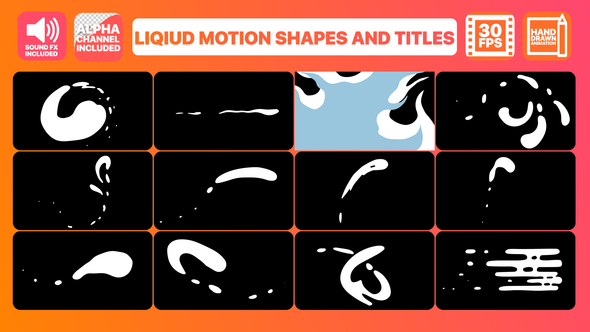 Liquid Motion Shapes And Titles - Download Videohive 23202940