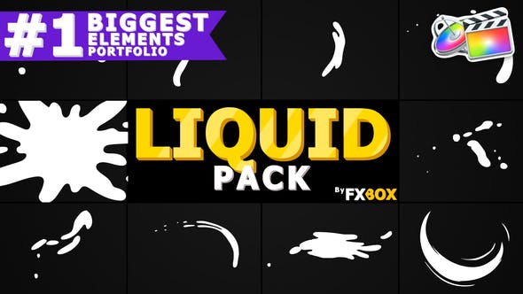 Liquid Motion Shapes | FCPX - Download Videohive 23532117
