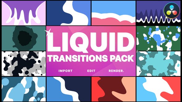 Liquid Motion Transitions | DaVinci Resolve - Videohive 33251953 Download