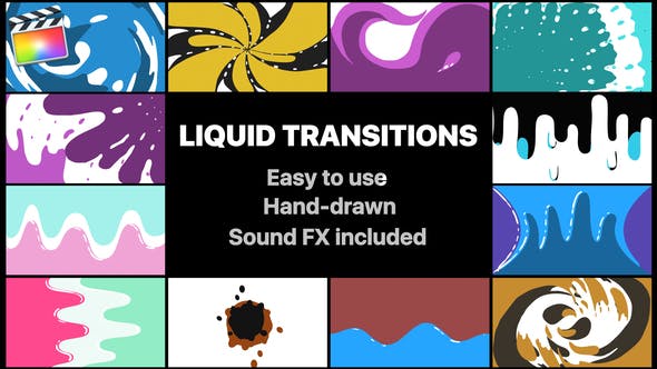 Liquid Motion Transitions Pack | Final Cut - Videohive Download 23528325