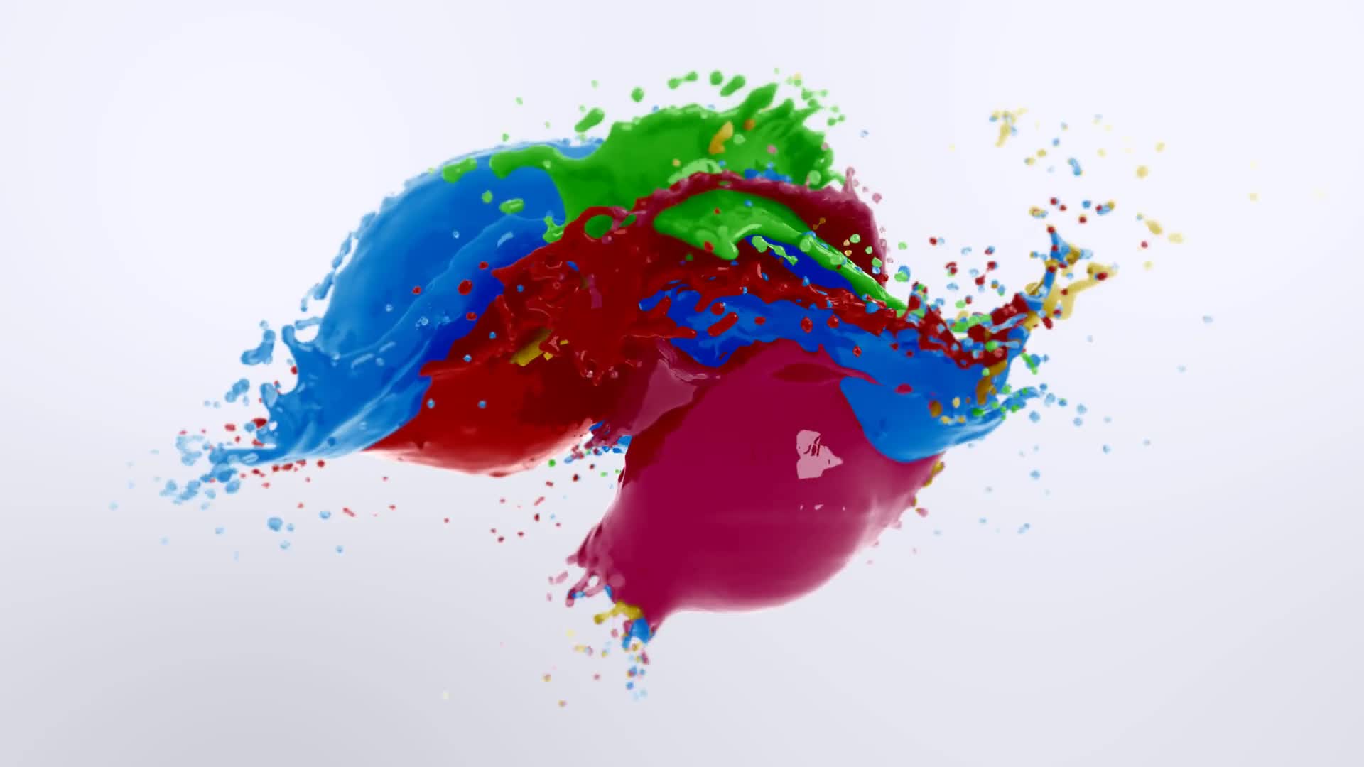 Liquid Paint Splash Logo 2 Videohive 27383658 After Effects Image 1