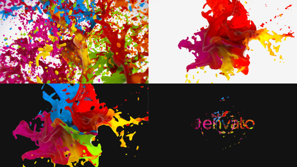 Liquid Paint Splash Logo - Download Videohive 20870967