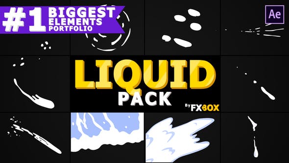 Liquid Shape Elements | After Effects - Videohive 23999127 Download