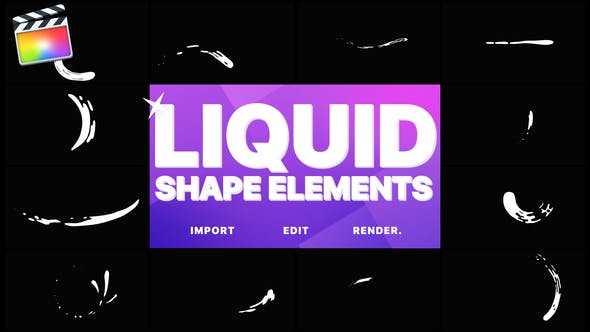 Liquid Shape Elements | Final Cut - Videohive Download 23520231