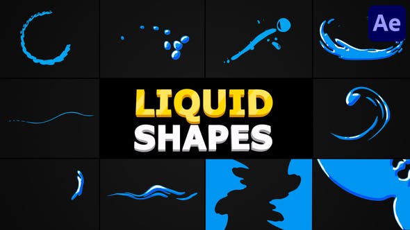 Liquid Shapes | After Effects - 32853338 Download Videohive