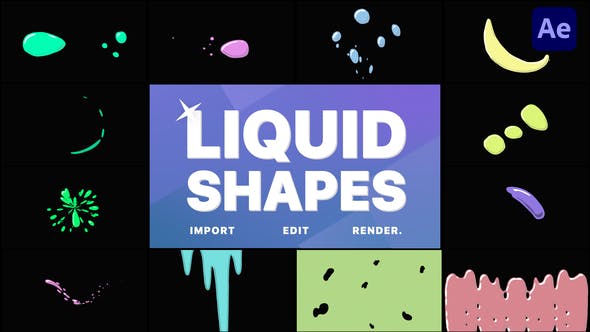 Liquid Shapes | After Effects - Download 33758184 Videohive